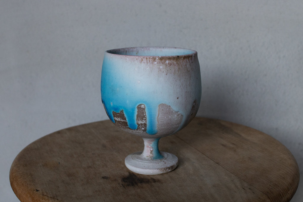 高橋燎 / ゴブレット 薪窯(トレインキルン)'24個展出展作品 A