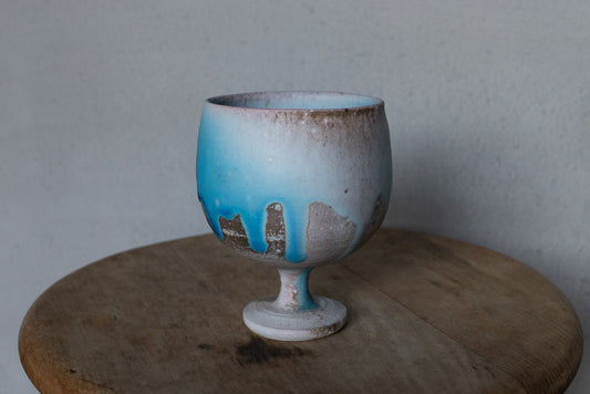 高橋燎 / ゴブレット 薪窯(トレインキルン)'24個展出展作品 A