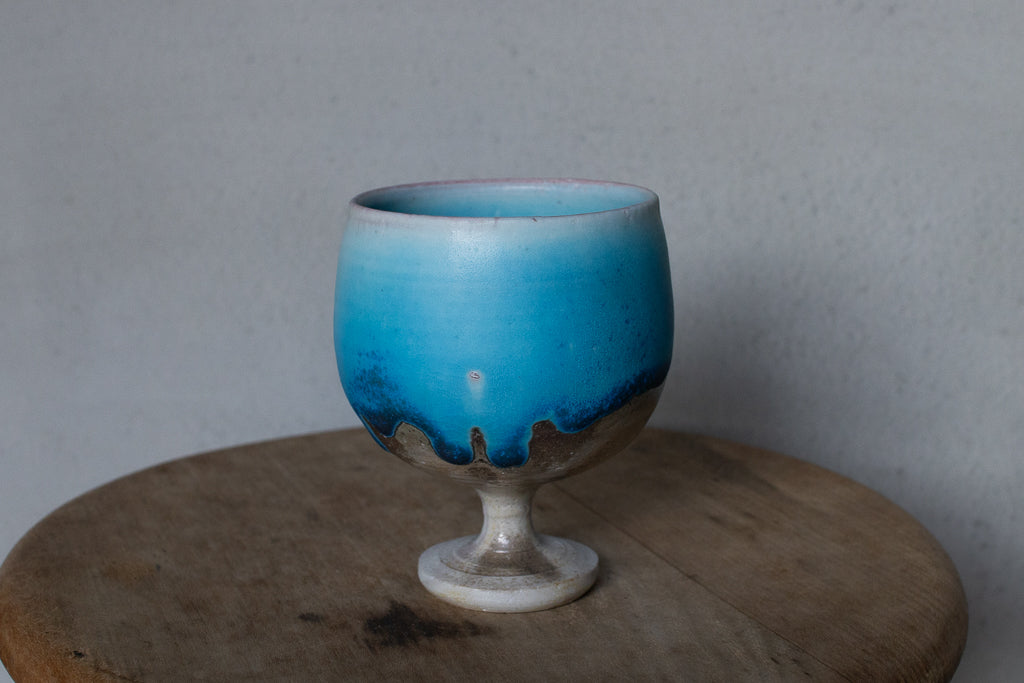 高橋燎 / ゴブレット 薪窯(トレインキルン)'24個展出展作品 A