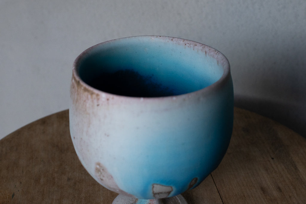 高橋燎 / ゴブレット 薪窯(トレインキルン)'24個展出展作品 A