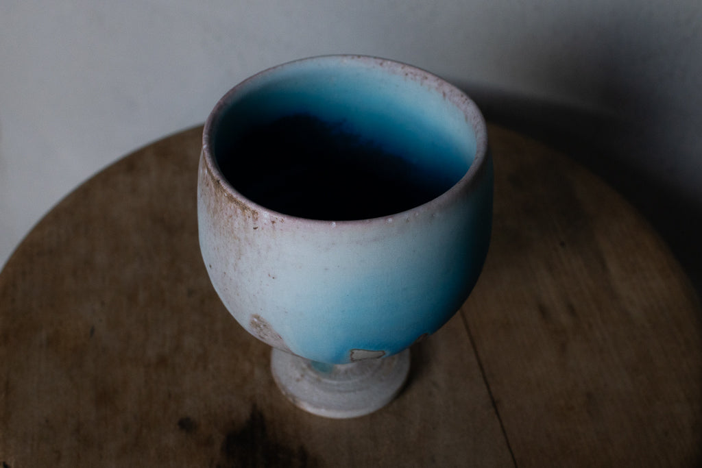 高橋燎 / ゴブレット 薪窯(トレインキルン)'24個展出展作品 A