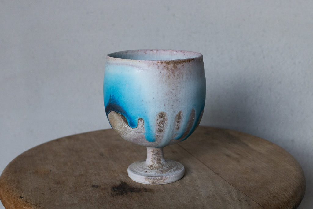 高橋燎 / ゴブレット 薪窯(トレインキルン)'24個展出展作品 B