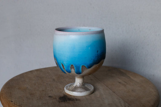 高橋燎 / ゴブレット 薪窯(トレインキルン)'24個展出展作品 B