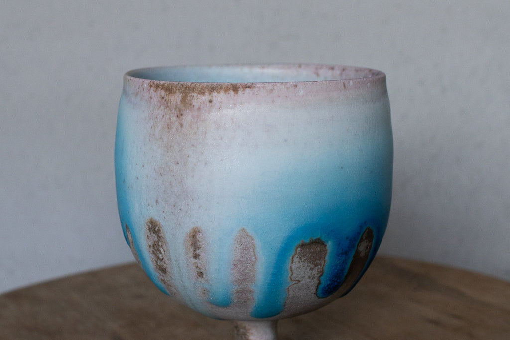 高橋燎 / ゴブレット 薪窯(トレインキルン)'24個展出展作品 B