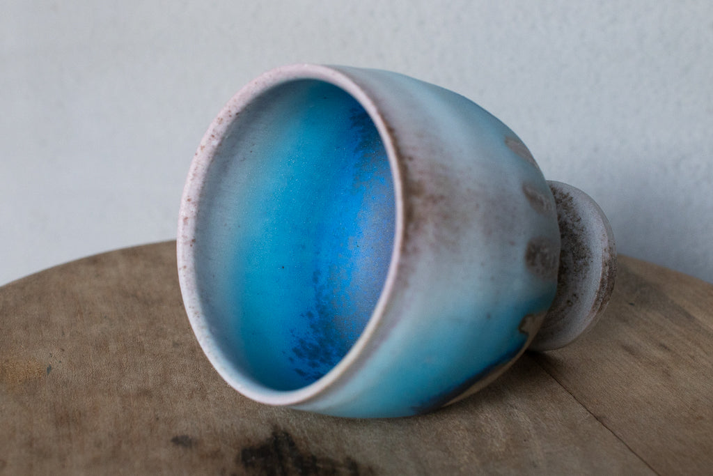 高橋燎 / ゴブレット 薪窯(トレインキルン)'24個展出展作品 B