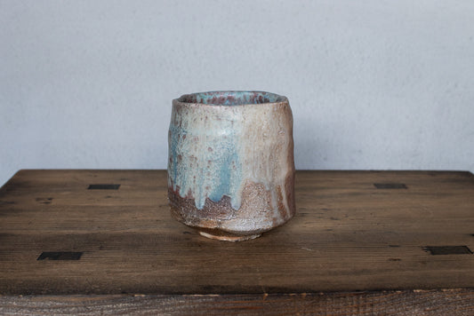 高橋燎 / フリーカップ・湯呑みA 薪窯(トレインキルン)'24個展出展作品