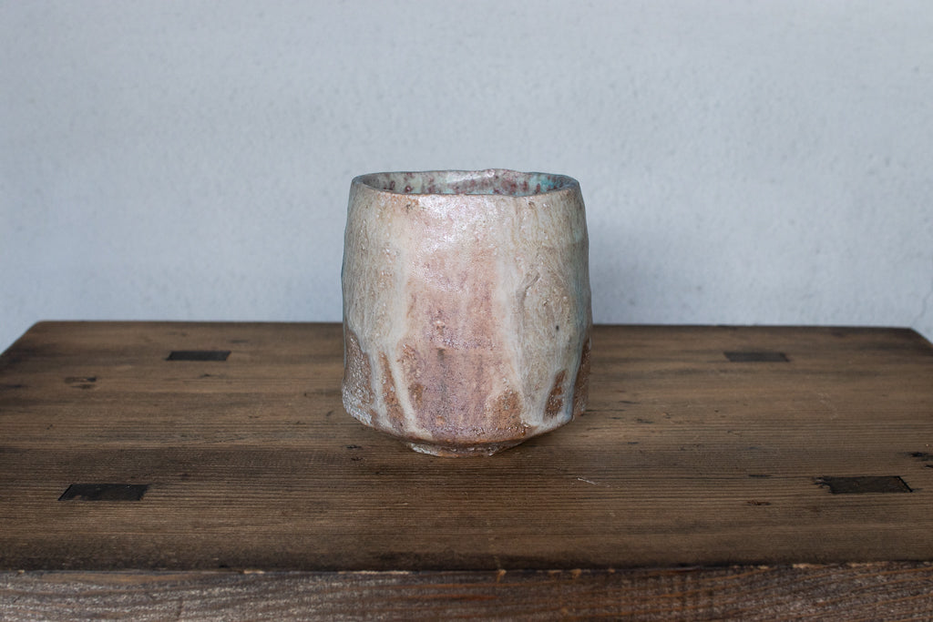 高橋燎 / フリーカップ・湯呑みA 薪窯(トレインキルン)'24個展出展作品