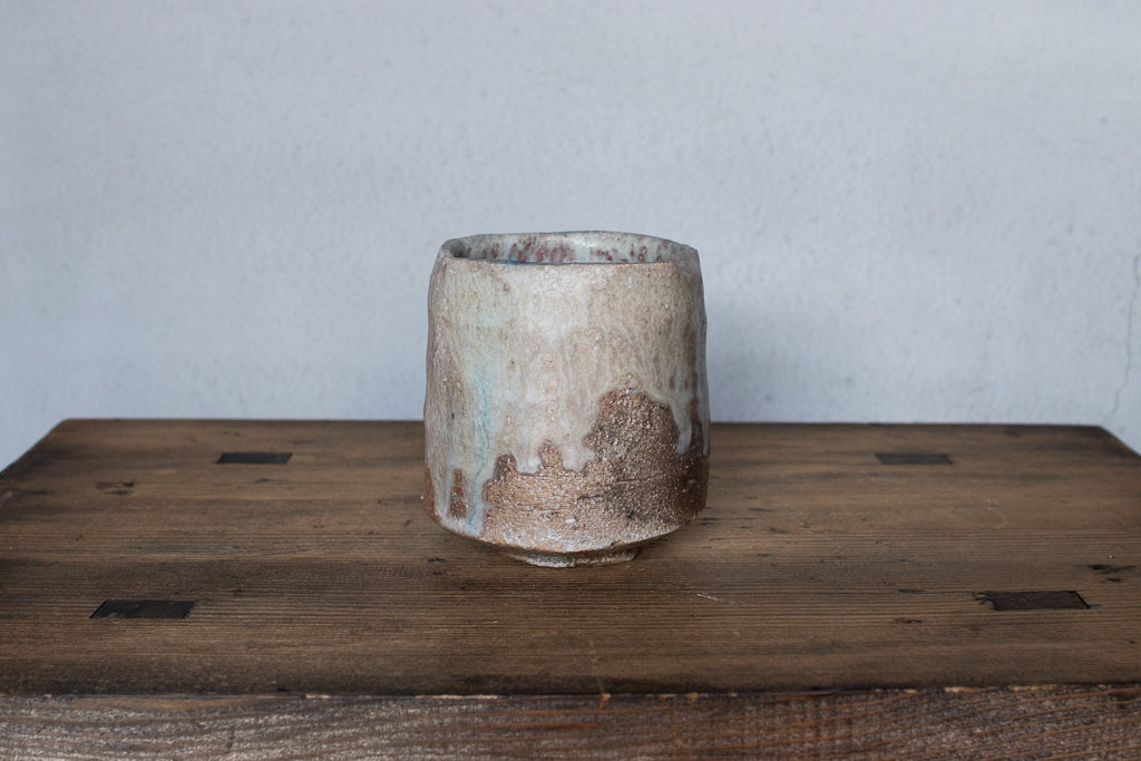 高橋燎 / フリーカップ・湯呑みA 薪窯(トレインキルン)'24個展出展作品