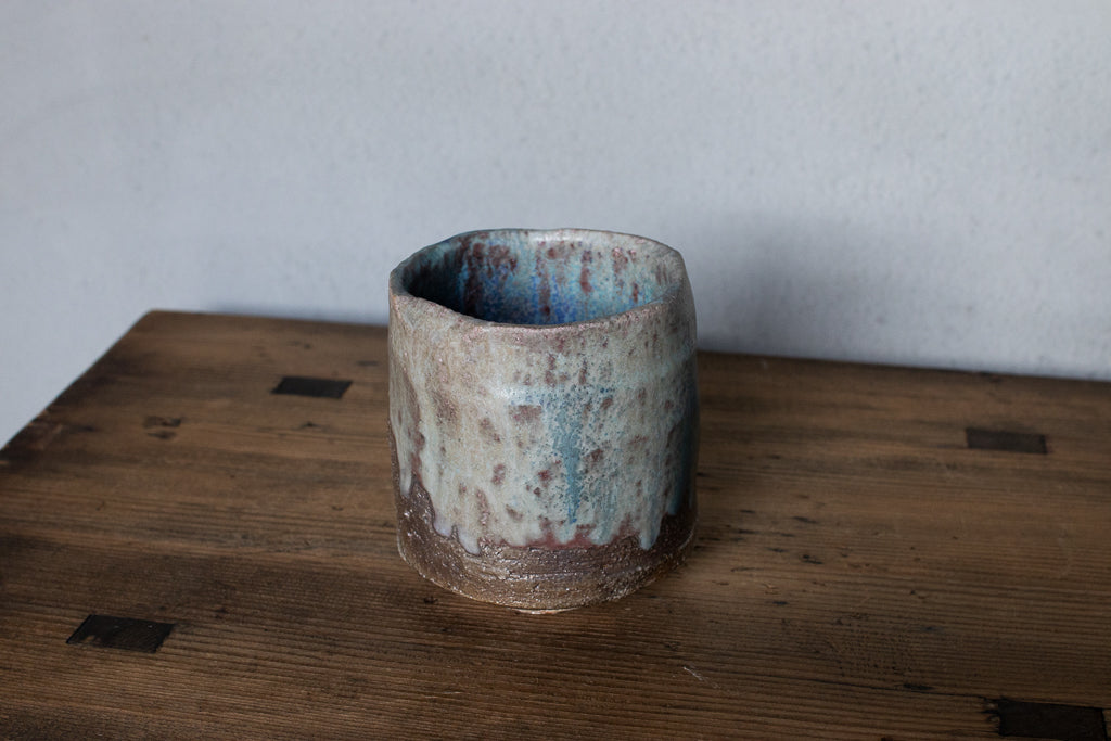 高橋燎 / フリーカップ・湯呑みA 薪窯(トレインキルン)'24個展出展作品