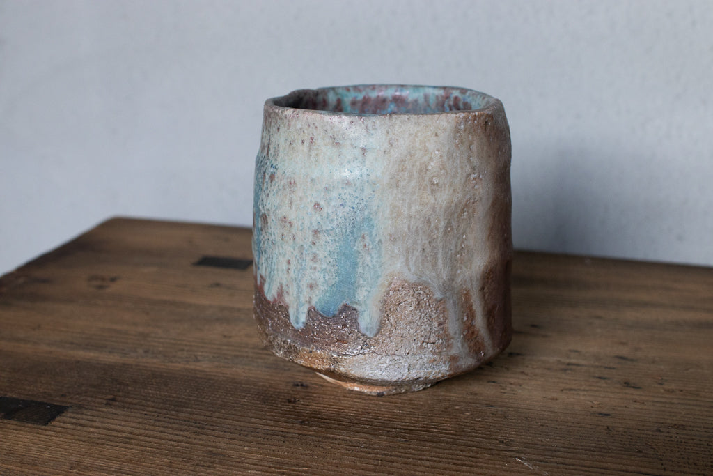 高橋燎 / フリーカップ・湯呑みA 薪窯(トレインキルン)'24個展出展作品