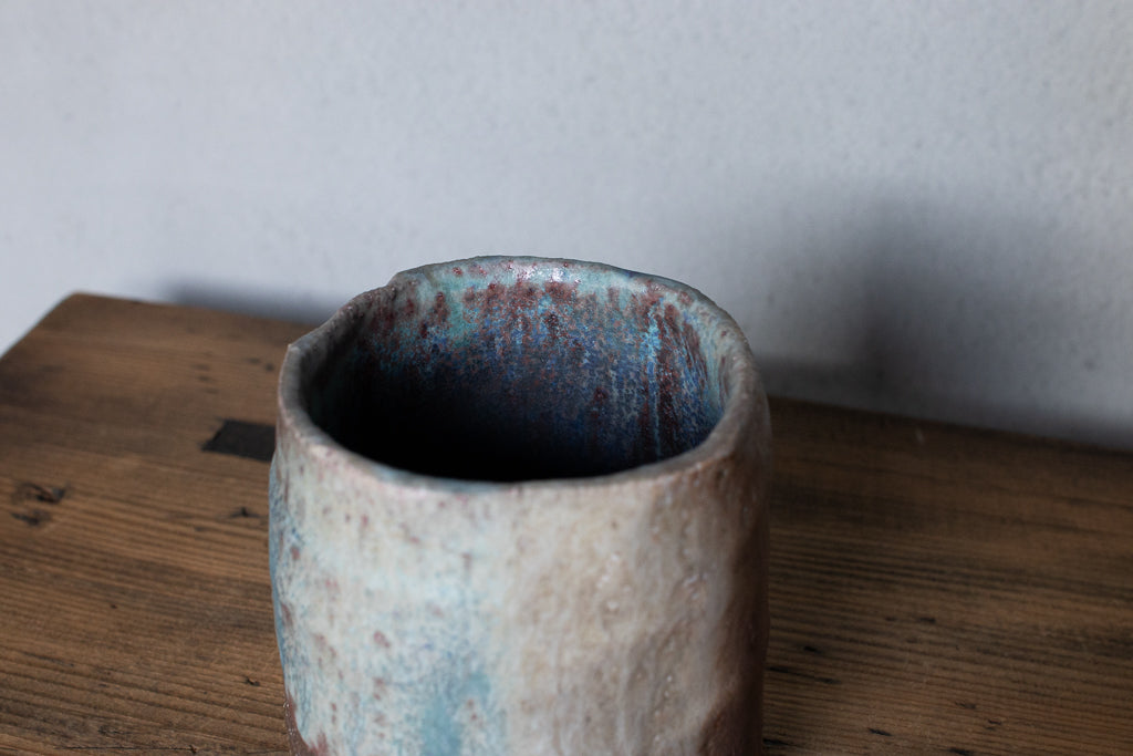 高橋燎 / フリーカップ・湯呑みA 薪窯(トレインキルン)'24個展出展作品