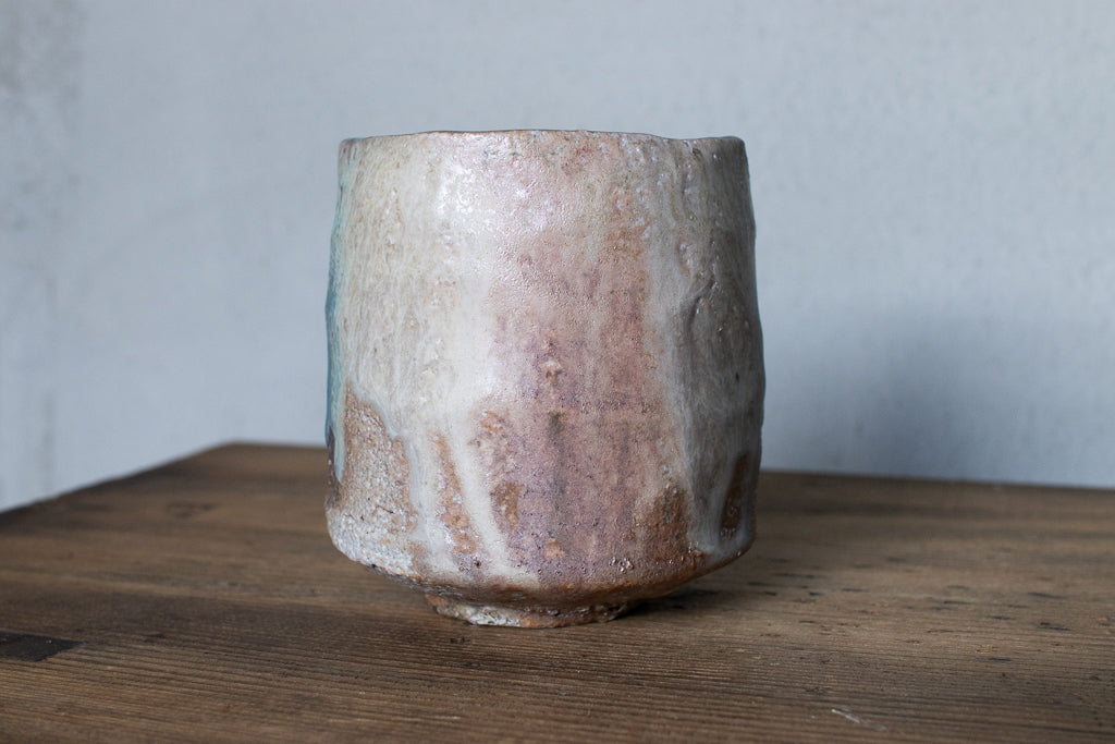 高橋燎 / フリーカップ・湯呑みA 薪窯(トレインキルン)'24個展出展作品