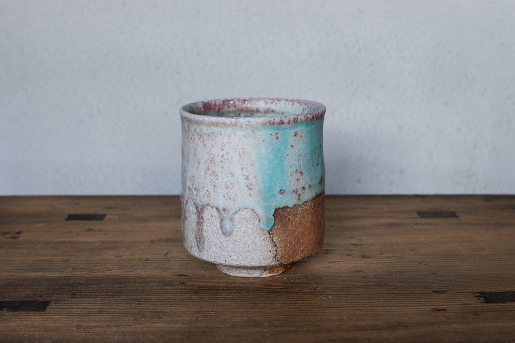 高橋燎 / フリーカップ・湯呑みC 薪窯(トレインキルン)'24個展出展作品