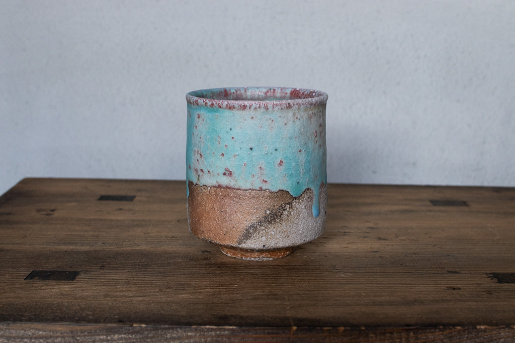 高橋燎 / フリーカップ・湯呑みC 薪窯(トレインキルン)'24個展出展作品