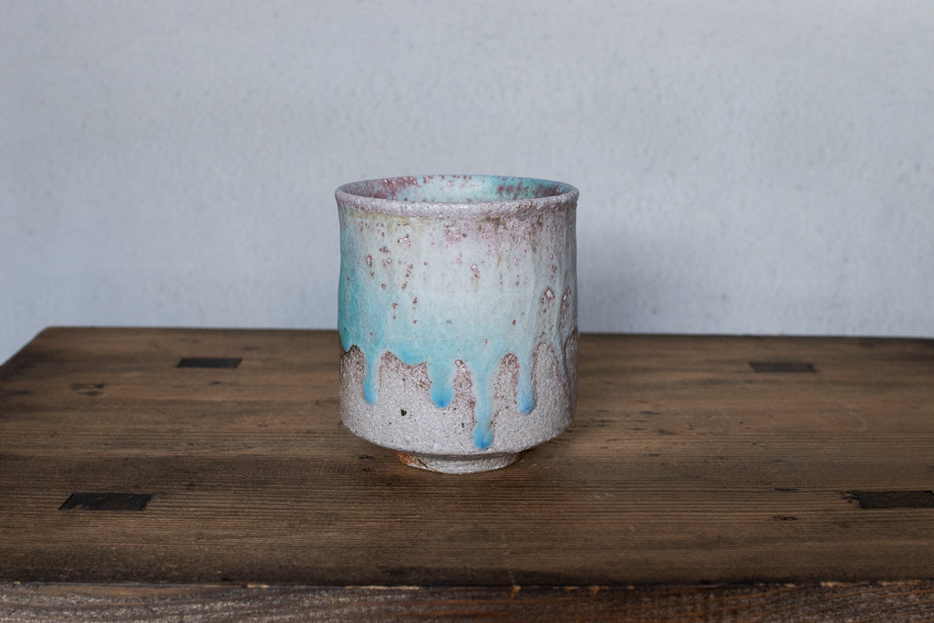 高橋燎 / フリーカップ・湯呑みC 薪窯(トレインキルン)'24個展出展作品