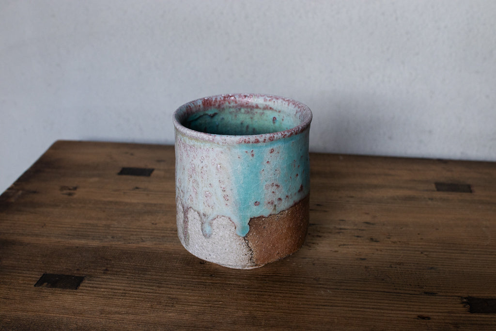 高橋燎 / フリーカップ・湯呑みC 薪窯(トレインキルン)'24個展出展作品