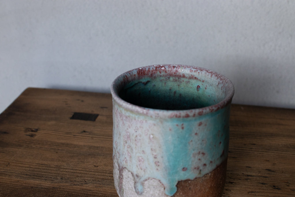 高橋燎 / フリーカップ・湯呑みC 薪窯(トレインキルン)'24個展出展作品
