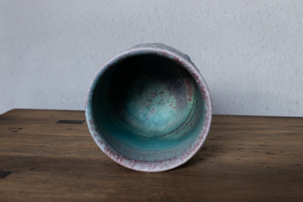 高橋燎 / フリーカップ・湯呑みC 薪窯(トレインキルン)'24個展出展作品