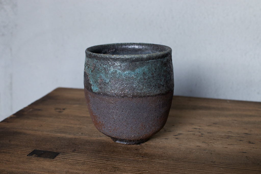 高橋燎 / 丸湯呑み・フリーカップ 薪窯(トレインキルン)'24個展出展作品