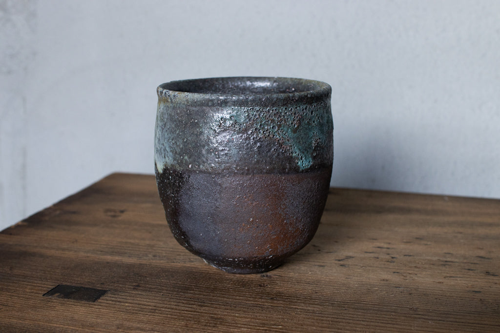 高橋燎 / 丸湯呑み・フリーカップ 薪窯(トレインキルン)'24個展出展作品