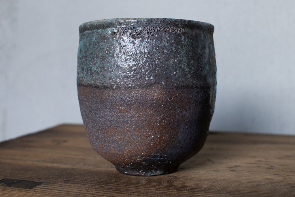 高橋燎 / 丸湯呑み・フリーカップ 薪窯(トレインキルン)'24個展出展作品