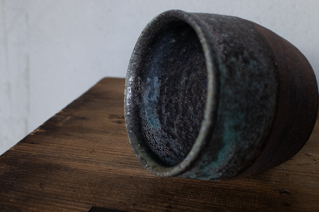 高橋燎 / 丸湯呑み・フリーカップ 薪窯(トレインキルン)'24個展出展作品