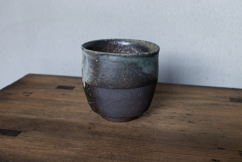 高橋燎 / 丸湯呑み・フリーカップ 薪窯(トレインキルン)'24個展出展作品