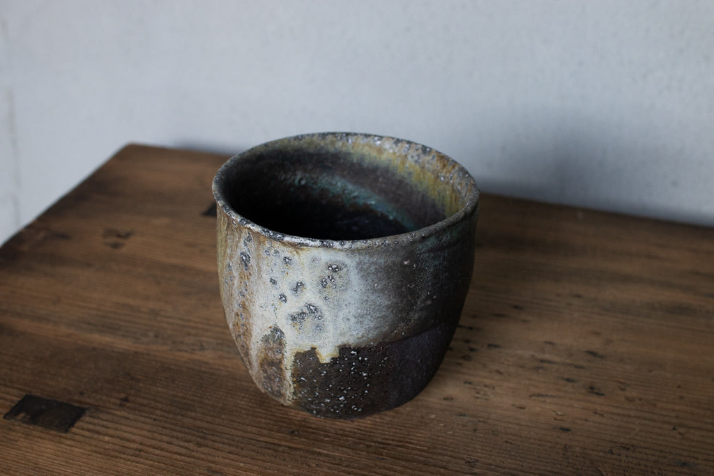 高橋燎 / 丸湯呑み・フリーカップ 薪窯(トレインキルン)'24個展出展作品