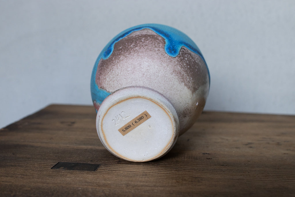 高橋燎 / ゴブレット 薪窯(トレインキルン)'24個展出展作品