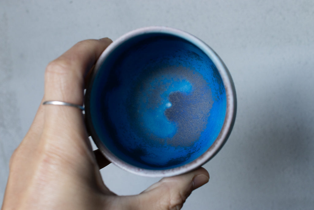 高橋燎 / ゴブレット 薪窯(トレインキルン)'24個展出展作品