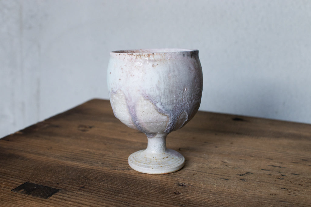 高橋燎 / ミニミニゴブレット・ぐい呑 薪窯(トレインキルン)'24個展出展作品