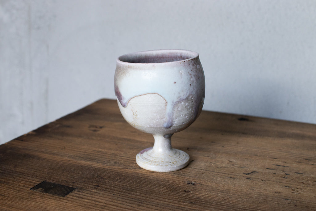 高橋燎 / ミニミニゴブレット・ぐい呑 薪窯(トレインキルン)'24個展出展作品