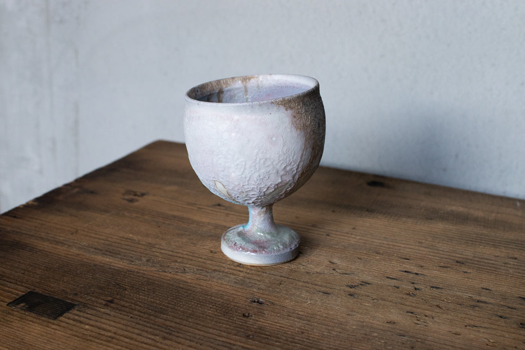 高橋燎 / ミニミニゴブレット・ぐい呑 薪窯(トレインキルン)'24個展出展作品