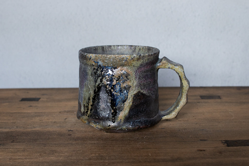 高橋燎 / マグカップ 薪窯(トレインキルン)’24個展出展作品