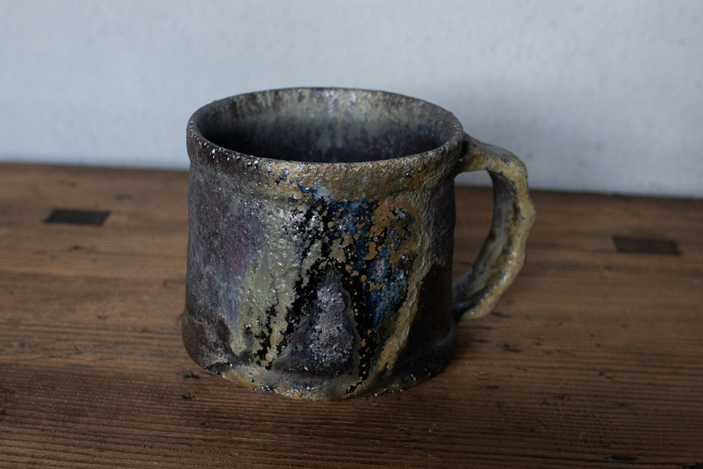 高橋燎 / マグカップ 薪窯(トレインキルン)’24個展出展作品