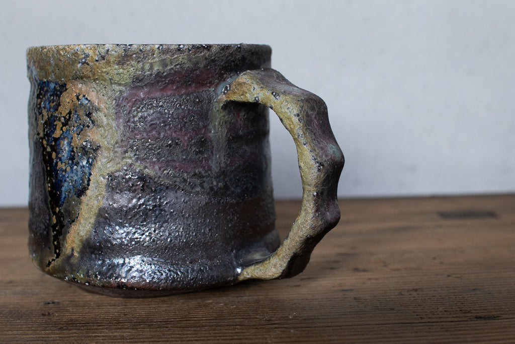 高橋燎 / マグカップ 薪窯(トレインキルン)’24個展出展作品