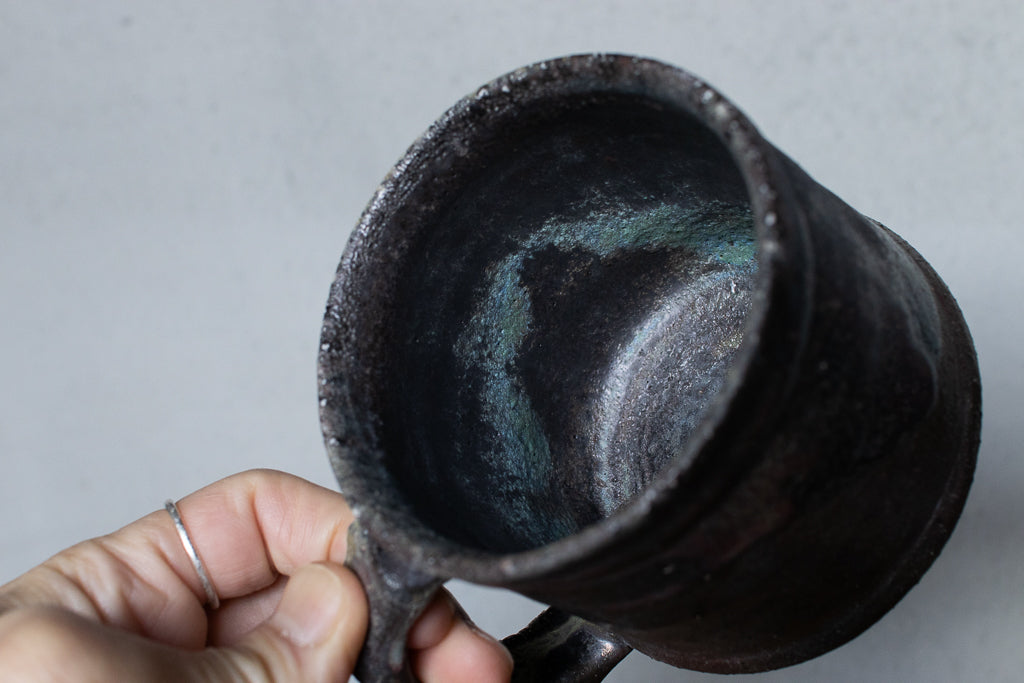 高橋燎 / マグカップ 薪窯(トレインキルン)’24個展出展作品