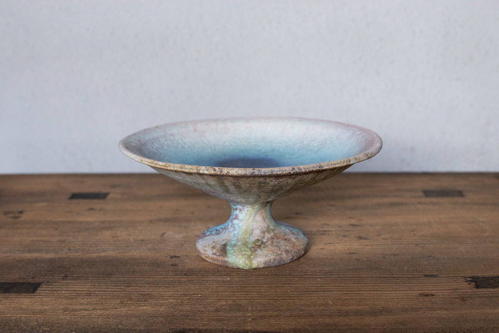 高橋燎 / コンポート皿・台皿 薪窯(トレインキルン)'24個展出展作品