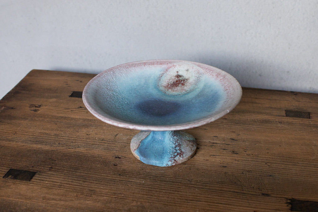 高橋燎 / コンポート皿・台皿 薪窯(トレインキルン)'24個展出展作品