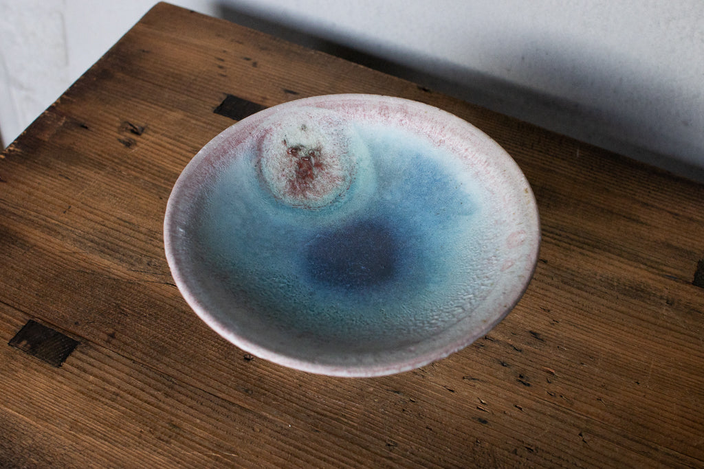 高橋燎 / コンポート皿・台皿 薪窯(トレインキルン)'24個展出展作品