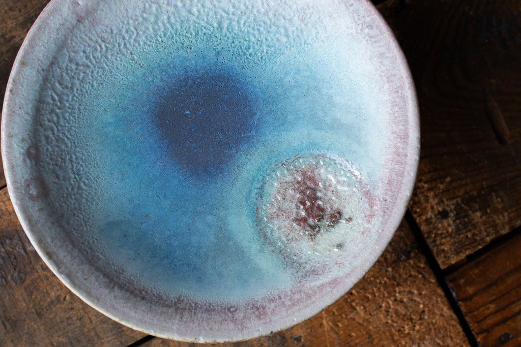 高橋燎 / コンポート皿・台皿 薪窯(トレインキルン)'24個展出展作品