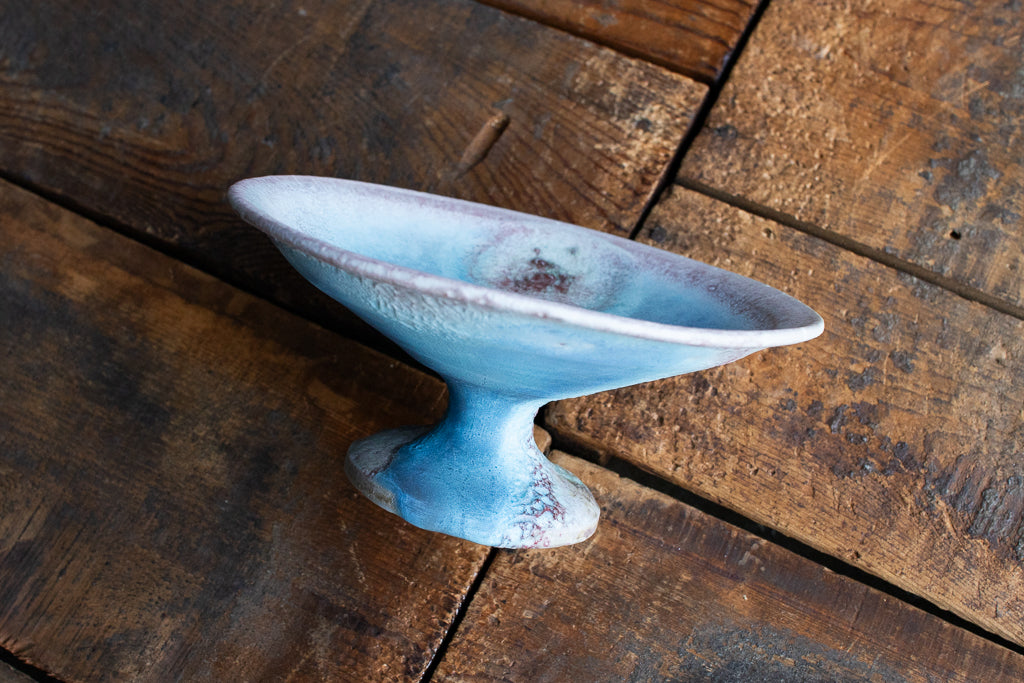 高橋燎 / コンポート皿・台皿 薪窯(トレインキルン)'24個展出展作品