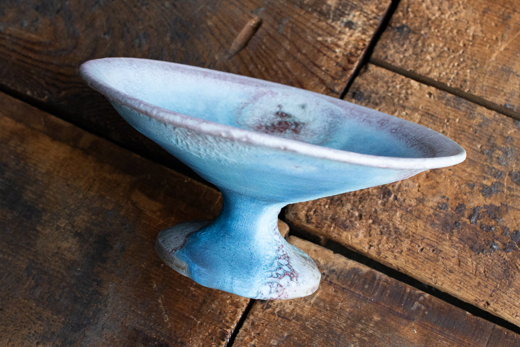 高橋燎 / コンポート皿・台皿 薪窯(トレインキルン)'24個展出展作品