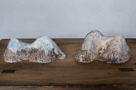 高橋燎 / オブジェ”山 大” 薪窯(トレインキルン) '24個展出展作品