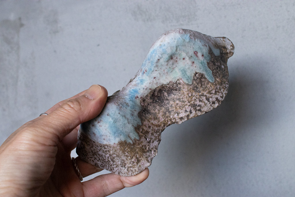 高橋燎 / オブジェ”山 大” 薪窯(トレインキルン) '24個展出展作品