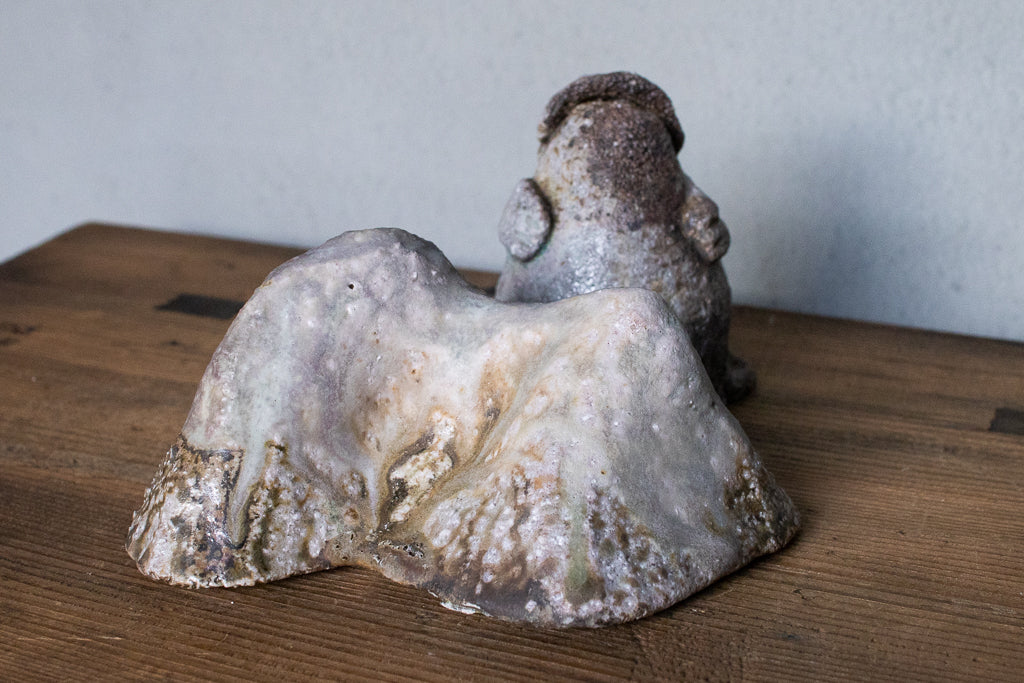 高橋燎 / オブジェ”山 大” 薪窯(トレインキルン) '24個展出展作品