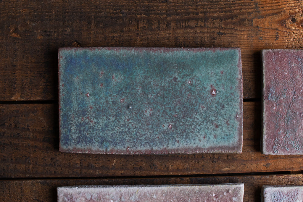 高橋燎 / 板皿 小 各種 薪窯(トレインキルン) '24個展出展作品