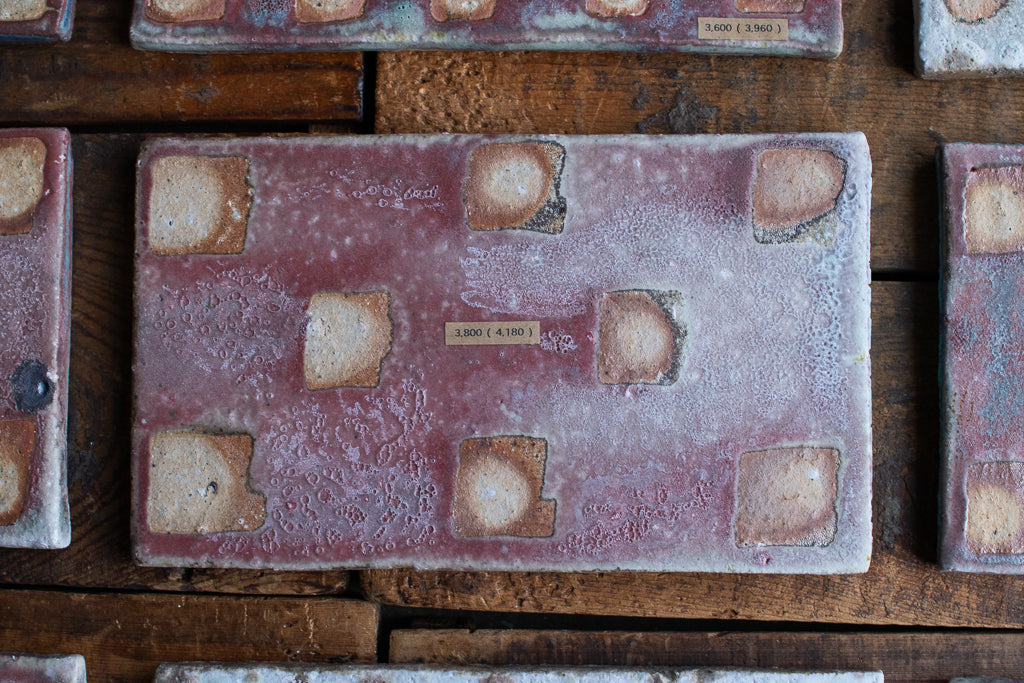 高橋燎 / 板皿 小 各種 薪窯(トレインキルン) '24個展出展作品