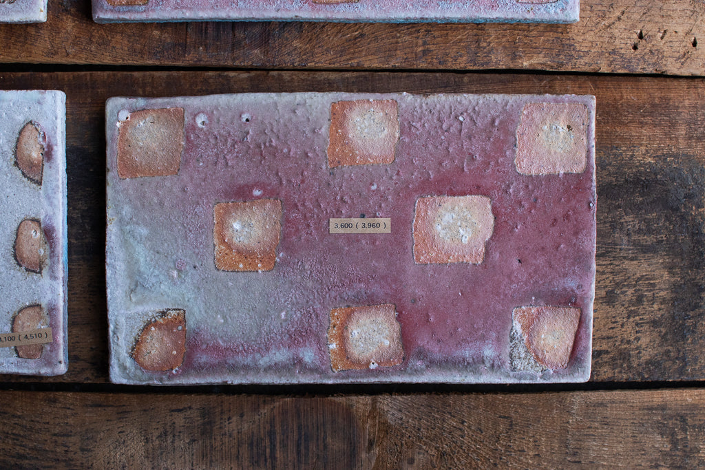 高橋燎 / 板皿 小 各種 薪窯(トレインキルン) '24個展出展作品