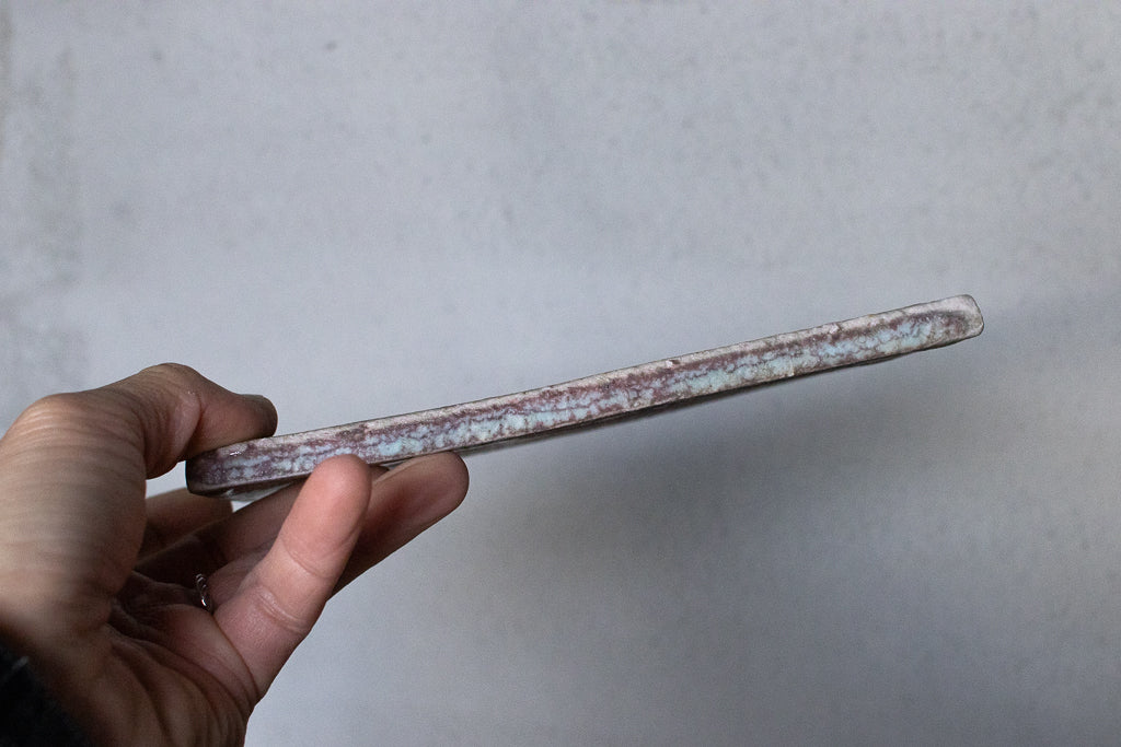 高橋燎 / 板皿 小 各種 薪窯(トレインキルン) '24個展出展作品